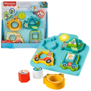 Fisher-Price Сортер - пазл &quot;Формы и звуки транспортных средств&quot;