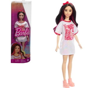 Кукла Barbie &quot;Модница с черными волнистыми волосами и в платье Twist &apos;n&apos; Turn&quot;