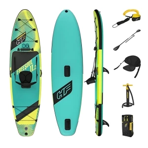 Bestway SUP-доска 2 в 1 Freesoul Tech Convertible 340 х 89 х 15 см с сиденьем, веслом, насосом