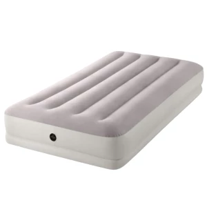 INTEX Надувной матрас “Velur Prestige” 99x191X30 см с портативным USB-насосом 5V, до 136 кг