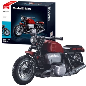Конструктор “Мотоцикл R18MS”, масштаб 1:12, 222 элем.