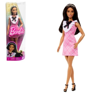 Кукла Barbie &quot;Модница брюнетка в клетчатом платье&quot;