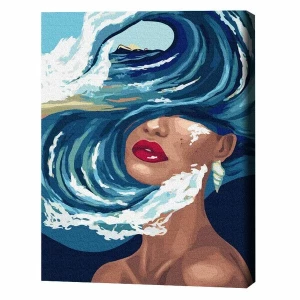 Pictură pe numere 40*50 сm (fără cutie) PREMIUM – Ocean de gânduri