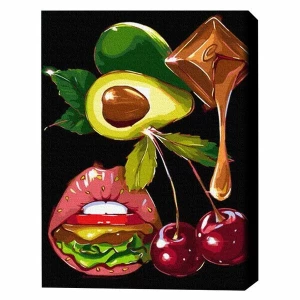 Pictură pe numere 40*50 сm (fără cutie) PREMIUM  – Aspect gourmet