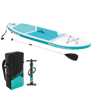 INTEX Доска для сап сёрфинга – SUP-доска &quot;Aqua Quest 240&quot; 244x76x13 см, насос, весло, сумка, 8+, до 90 кг
