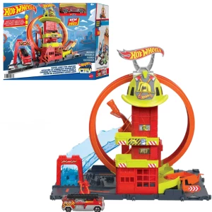 Hot Wheels Игровой набор &quot;Городская пожарная станция. Супер петля&quot;