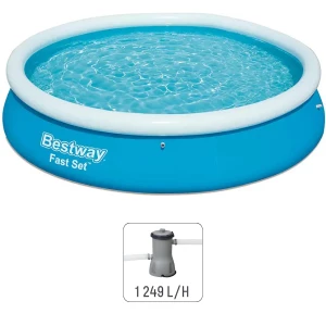 Bestway Надувной бассейн Fast Set с фильтрующим насосом, 366х76 см, 5 377Л