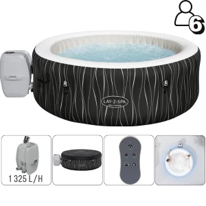 Bestway Jacuzzi SPA Hollywood AirJet 196x66cm, 908L, 6 persoane / Джакузи СПА Bestway Hollywood AirJet 196x66 см, 908 л, 6 человек