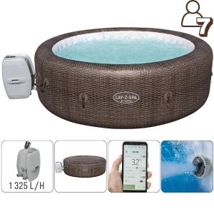 Bestway Jacuzzi SPA St.Moritz AirJet 216×71cm, 1190L, 5-7 persoane / Джакузи Bestway SPA St.Moritz AirJet 216×71 см, 1190 л, 5-7 человек