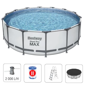 Bestway Бассейн STEEL PRO MAX 366х122 см, 10250 Л, метал. каркас