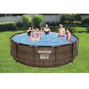 Bestway Бассейн Steel Pro Max ROTANG 366x100cm, 9150Л, метал каркас