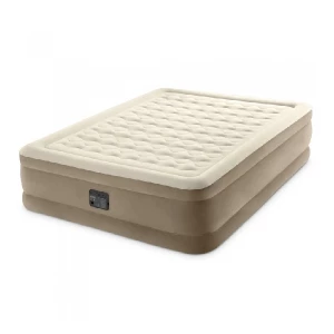 INTEX Надувная кровать &quot;Velur Ultra Plush&quot; 152х203х46 см, встр.нас. 220В, до 272 кг