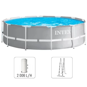 INTEX Piscină PRISM FRAME PREMIUM 366х99сm, 8592L, cadru metalic