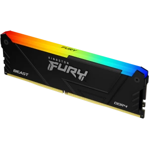 Оперативная память Kingston FURY Beast RGB, DDR4 SDRAM, 3200 МГц, 8Гб, KF432C16BB2A/8