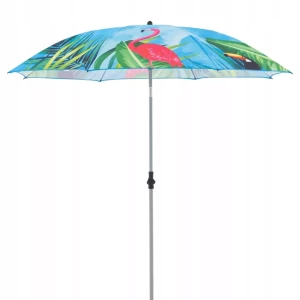 UMBRELA DE PLAJA FORMENTERA CU FLAMINGO SI TUCAN (U5102)