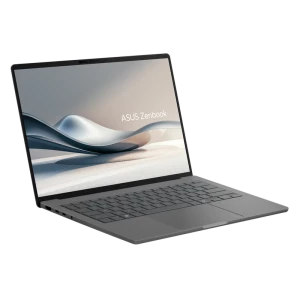 Laptop 14" ASUS Zenbook A14 OLED UX3407QA, Iceland Gray, Qualcomm Snapdragon X X1-26-100, 16GB/512GB, Windows 11 Home
