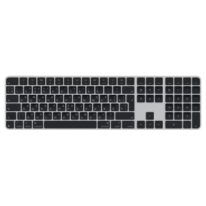 Tastatură Apple Magic Keyboard with Touch ID and Numeric Keypad A3119 USB-C, Fără fir, Negru