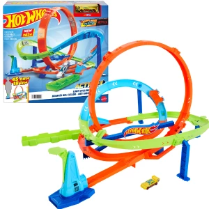 Hot Wheels Игровой новор &quot;Циклон с петлями&quot; с пусковым механизмом