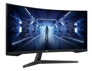 34" Monitor Gaming Samsung C34G55TWWI, VA 3440x1440 WQHD, Negru