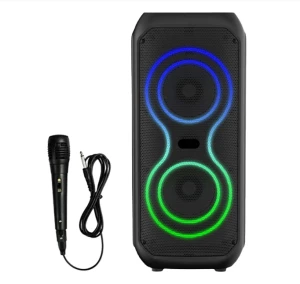 ПОРТАТИВНАЯ КОЛОНКА С МИКРОФОНОМ И LED-ПОДСВЕТКОЙ BLUETOOTH 20 ВТ (BT-2425)