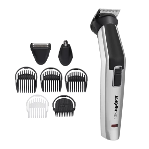 Мужской Триммер BaByliss 8-in-1 Titanium Multi Trimmer MT726E, Серебристый | Черный