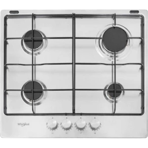 Газовая варочная панель Whirlpool TKRL 650 IX, Нержавеющая сталь