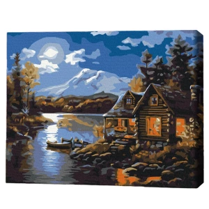 Картина по номерам 30*40 см (без упаковки) - Дом лесника