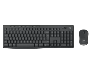 Клавиатура и мышь Logitech MK370, Беспроводное, Чёрный