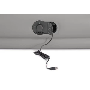 INTEX Матрас &quot;Velur Prestige&quot; 152x203x30cм с USB-насосом FastFill
