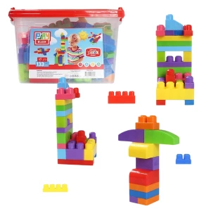 Конструктор Ведёрко с блестящими блоками &quot;Play Blox&quot;, 133 элем.