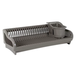 USCATOR DE VASE CU SUPORT PENTRU TACAMURI IN CULOARE GRI (324278)