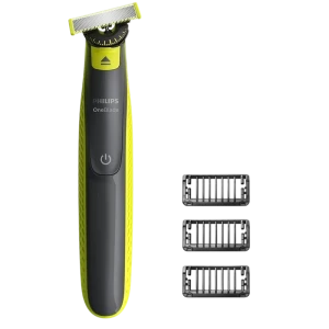 Trimmer pentru bărbați Philips OneBlade QP2724/23, Negru | Verde