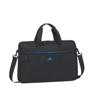 Geantă pentru Laptop RivaCase Regent, 15.6", Poliester, Negru