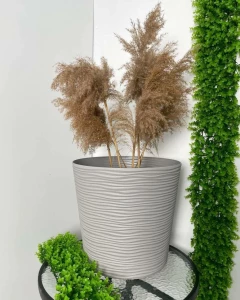 GHIVECI DECORATIV MARE PENTRU FLORI MODEL CU VALURI (127075)