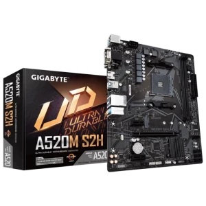 Материнская плата Gigabyte A520M S2H 1.0, AM4, AMD A520, Micro-ATX