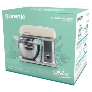 Robot de bucătărie Gorenje Retro Collection MMC1000RL, Bej