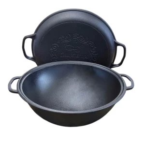 CEAUN DIN FONTA WOK CU CAPAC-TIGAIE 15 L (V15CP)