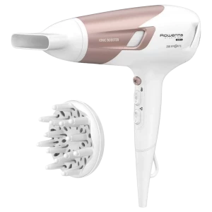 Фен Rowenta Studio Dry Glow CV5830F0, 2100 Вт, Белый | Розовый