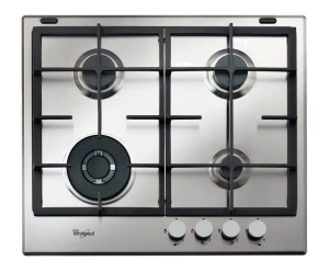 Plită pe gaz Whirlpool GMA 6422/IX, Oțel inoxidabil