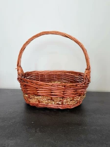 COS DECORATIV DIN NUIELE CU TOARTA – OVAL 25x33 CM