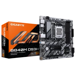 Материнская плата Gigabyte B840M DS3H, AM5, AMD B840, Micro-ATX
