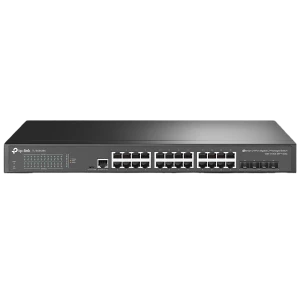 Switch de rețea TP-LINK TL-SG3428X, 24x 10/100/1000 Mbps