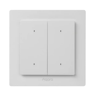 Comutator inteligent AQARA Light Switch H2, Alb