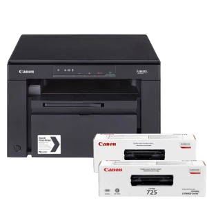 Лазерный МФУ Canon MFD i-Sensys  MF3010 Bundle, & CRG725 x 2 pc, Чёрный