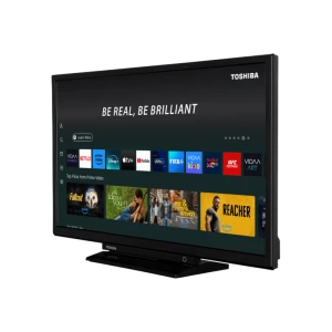 24" LED SMART Телевизор Toshiba 24WV3563DG, 1366x768 HD, VIDAA U9, Черный
