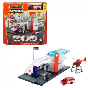 Hot Wheels Игровой набор &quot;Спасательный вертолёт&quot; Matchbox