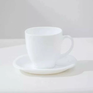 SET ALB DE CESTI CU FARFURIE CAFEA 12 PIESE (FCB220-12)