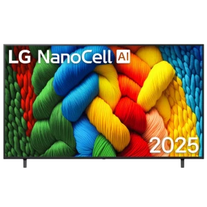 75" Nanocell SMART Телевизор LG 75NANO81A6A, 3840x2160 4K UHD, webOS, Черный
