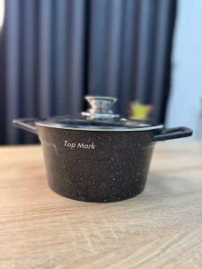 CRATITA MARMURA CU CAPAC 24 CM