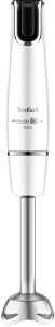 Hand Blender Tefal HB944138 Infiny Force Ultimate 1000W power output, mixing bowl 0.8l, chopper bowl 0.5l, foot stainless steel, 1 speed levels, white